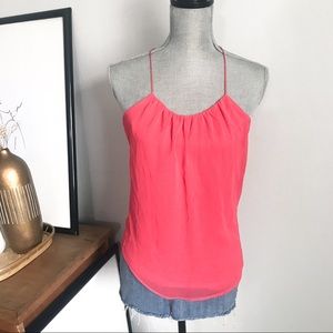NWT Zara collection pink cowl back strappy blouse